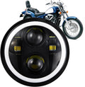 130W 36V 5-3/4 5.75 Inch Headlight fit for Honda Shadow,IP68,1PCS