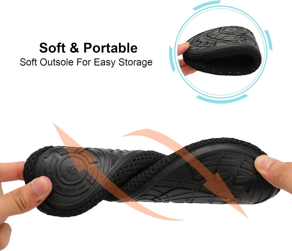 Womens Mens Water Shoes Quick Dry Beach Swim Shoes Barefoot Aqua Socks Outdoor Sand Socks for Pool River Diving