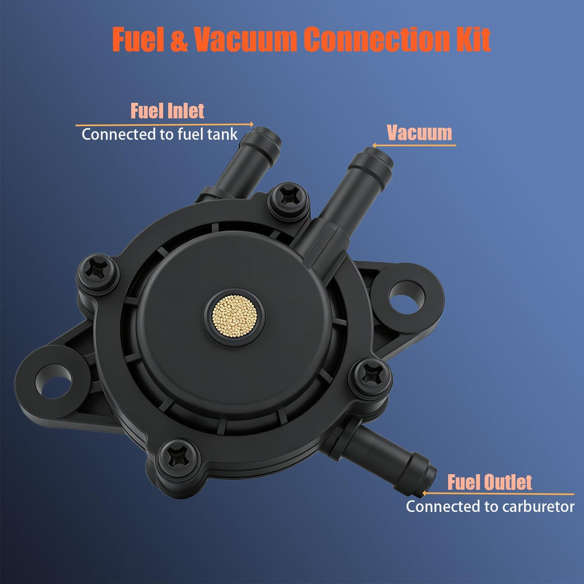Fuel Pump w/Fuel Filter LT1045 LT1050 Replacement for Cub Cadet LT1042 LT1018 LTX1050 LT1046 LT1024 RT65 LTS1550 GT1554VT LT2180 LT1022 LTX1042 Lawn Tractor