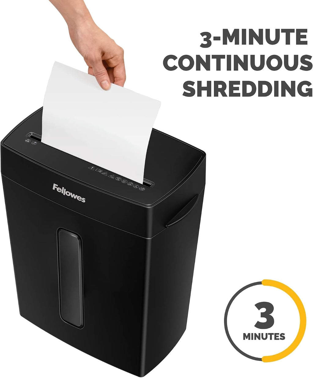 P-40C 8 Sheet Cross-Cut Deskside Paper Shredder for Home Office