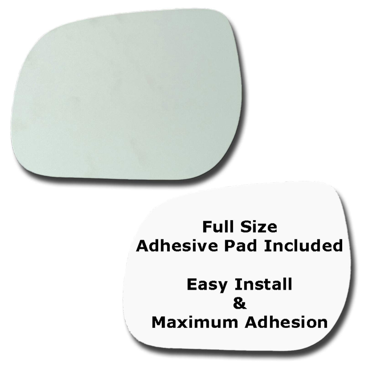 Driver Side Mirror Replacement Glass + Full Pad for 06-11 Toyota RAV4