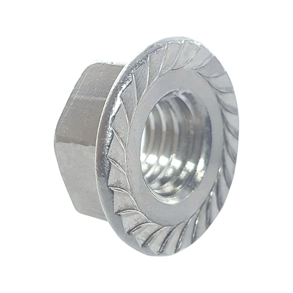 BCP Fasteners 6-32 Zinc-Plated Serrated Flange Hex Lock Nuts, 50 Pack