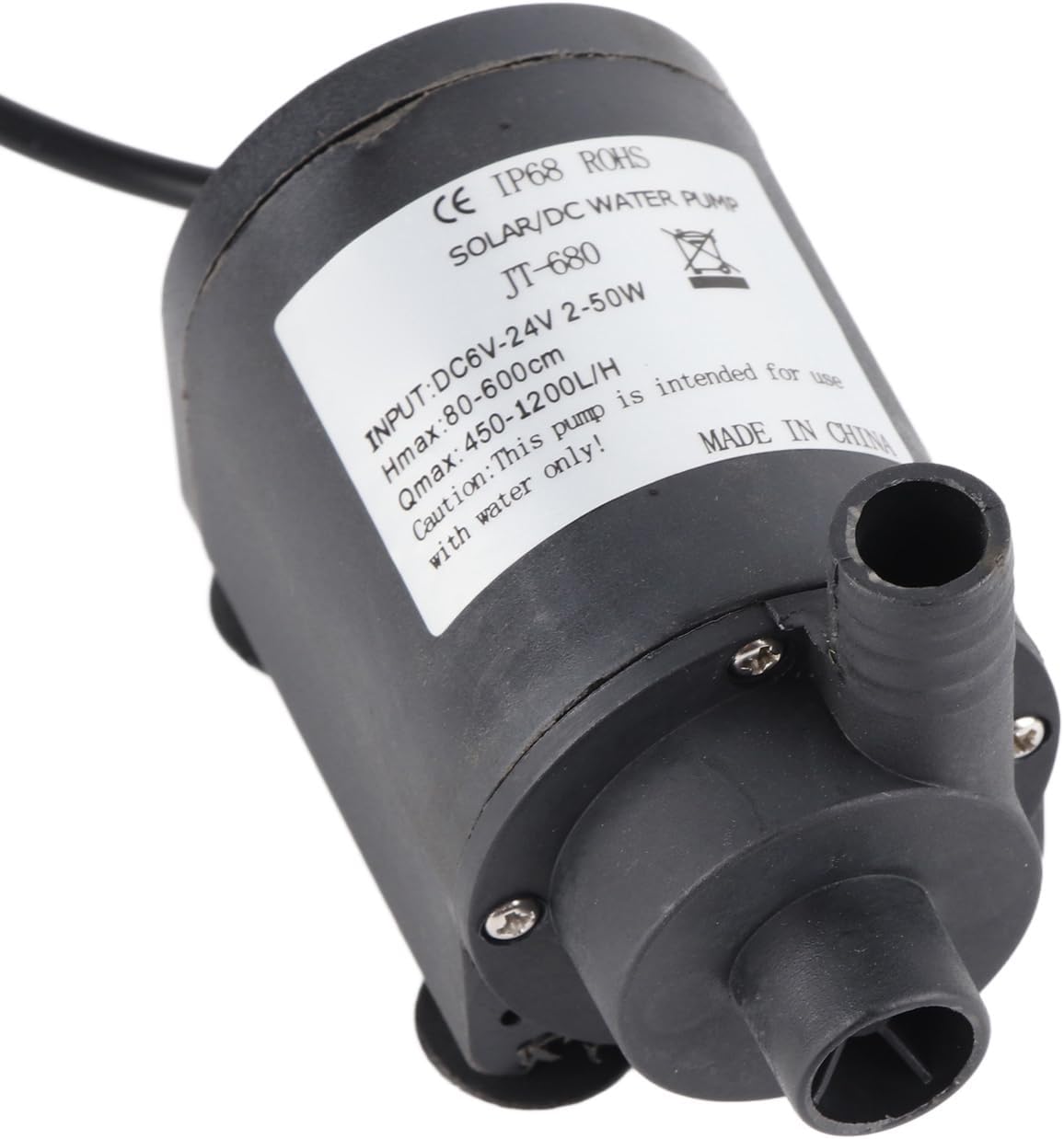 1000L/H Hot Water Circulation Pump, Motor Water Transfer Pump to Remove Water from Garden, Hot Tub, Pool, Aquariums