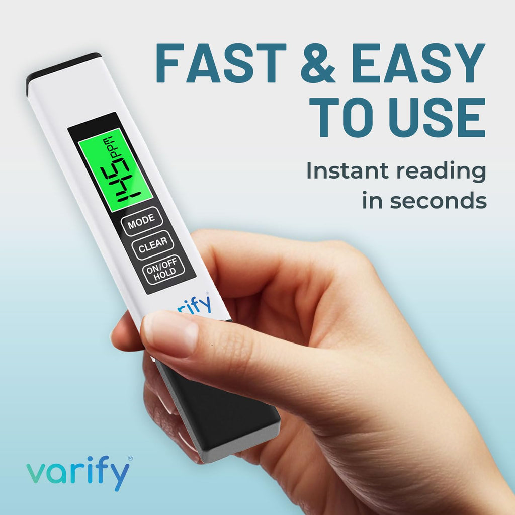 Instant 4-in-1 TDS Meter Digital Water Tester for Drinking Water | Accurate 0–9990 PPM EC & Temp Readings | Ideal for