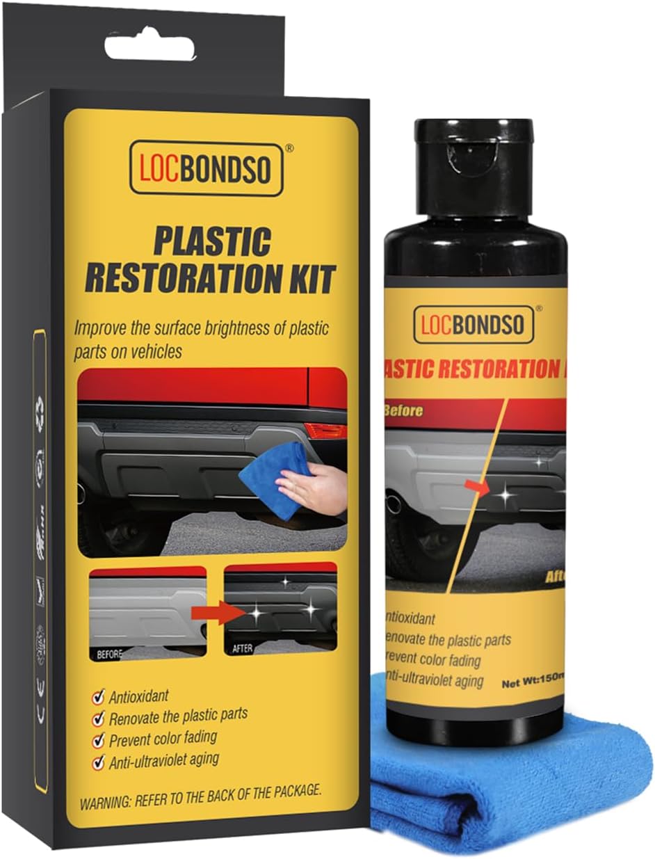 Plastic Restorer for Cars, Black Trim Restorer, 150ml /5 fl oz | Back to Black Plastic Restorer for Car Interior