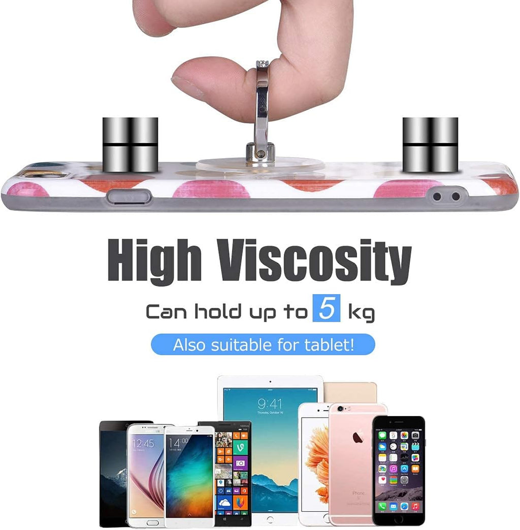 Transparent Phone Ring Holder Grip - EI Sonador Clear Cell Phone Ring Stand Holder Finger Grip Kickstand 360°