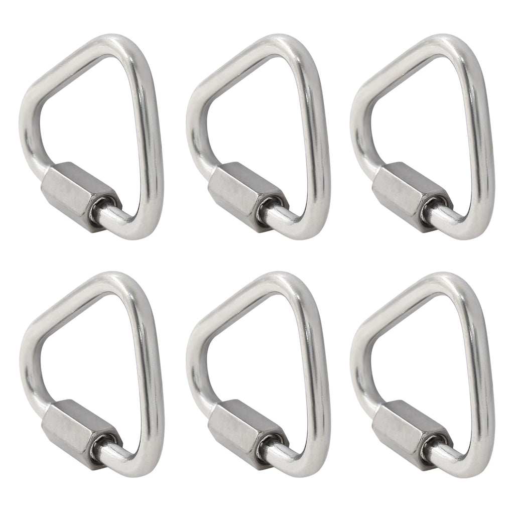 Cionyce M3.5 Delta Quick Links Triangle 1/8 Inch, 6 Pcs