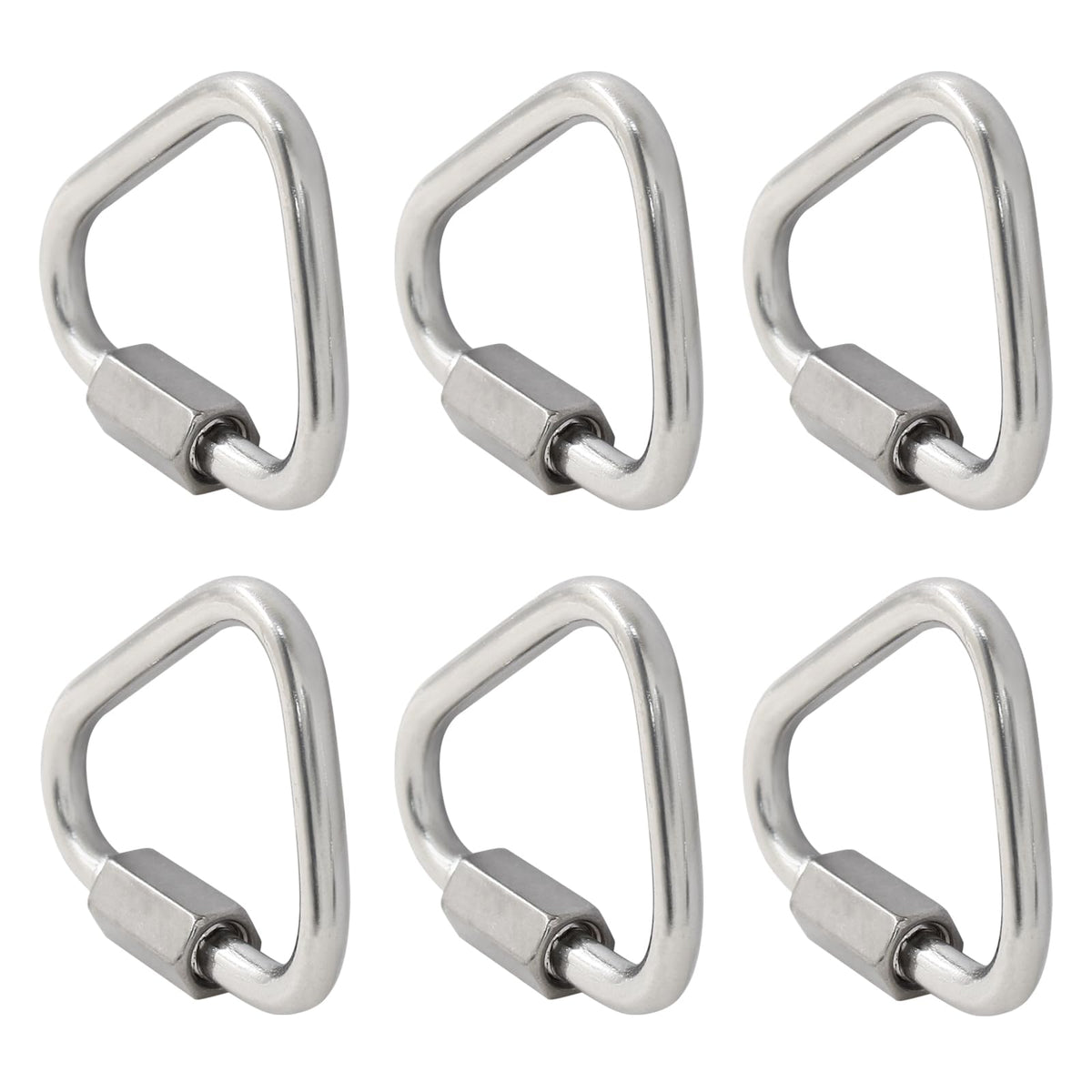 Cionyce M3.5 Delta Quick Links Triangle 1/8 Inch, 6 Pcs