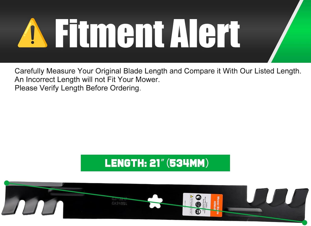 42 inch Deck Craftsman Mower Mulching Blades Replacement 134149 | Fit 138971 532138971,Craftsman LT1000 LT2000