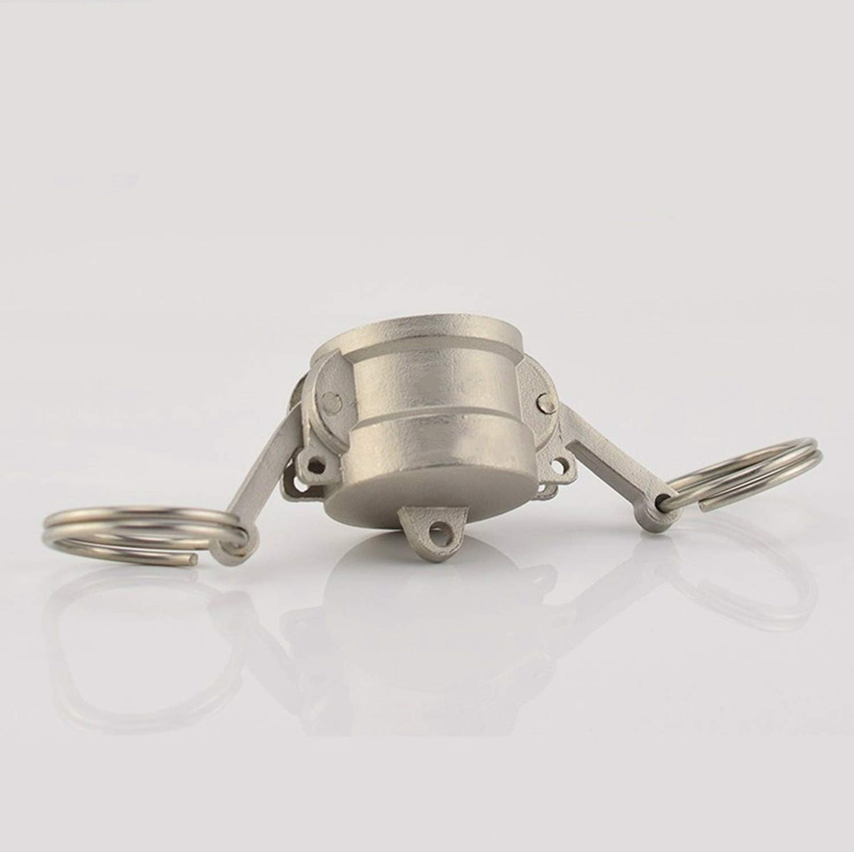 2PCS Cam and Groove Fitting, Aluminum, Type DC, 3" Dust Cap, with 2PCS Camlock Gasket Fitting (3“)