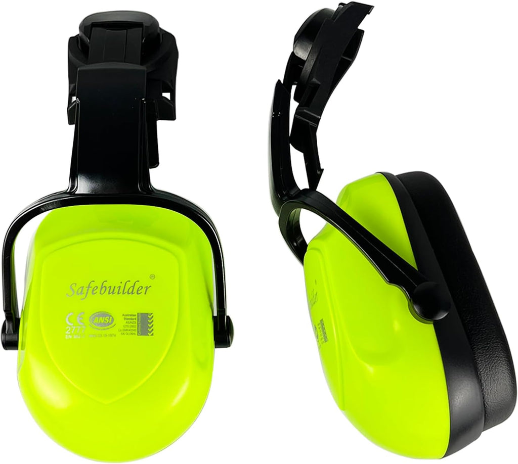 30dB Ear Muffs Hard Hats Type Safety Earmuffs For Safety Helmet Hearing Protection Earmuffs ANSI S3.19