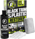 Black Trim Restorer - Lasts 6+ Months, Dye Infused Waterproof Plastic Restorer for Cars - Perfect for Faded Bumpers