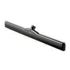 24 In Black Plastic Floor Squeegee, Foam Blade, 1 Ct