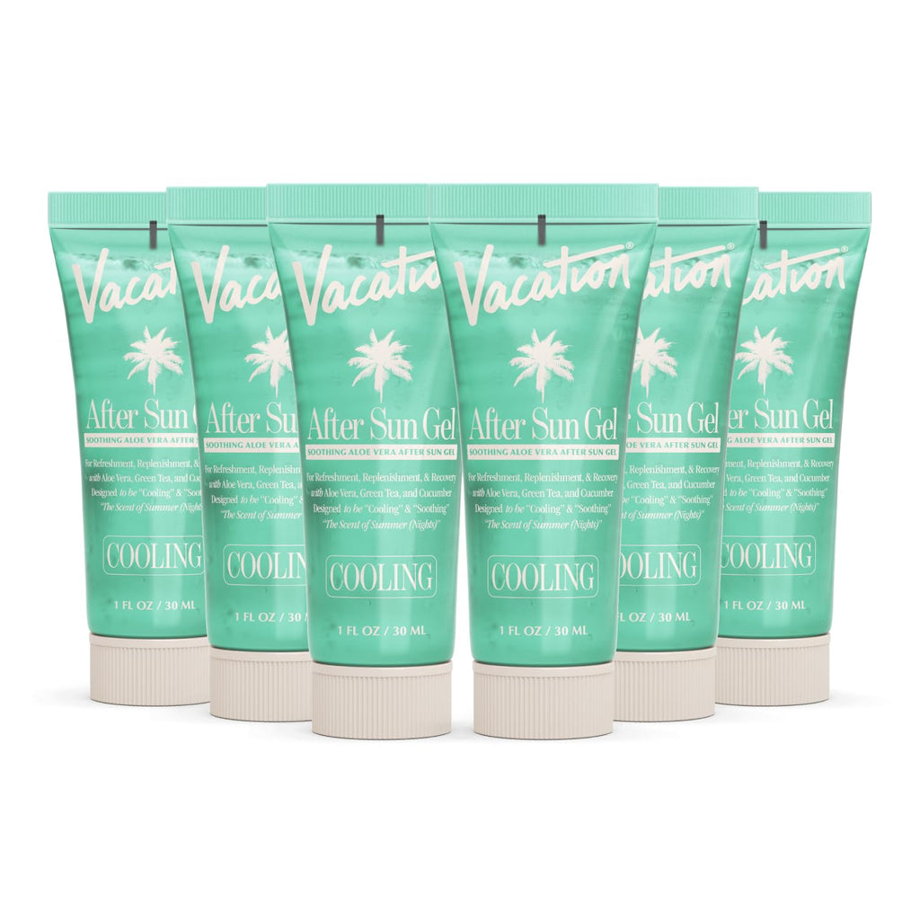 Mini After Sun Aloe Vera Gel, 1 Fluid Ounce, Pack of 6