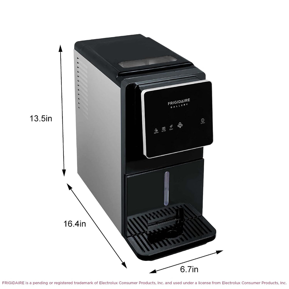 Touchscreen Nugget Ice Maker, Countertop Ice Machine, Sonic Ice Maker with 33 lbs. Capacity, Slate