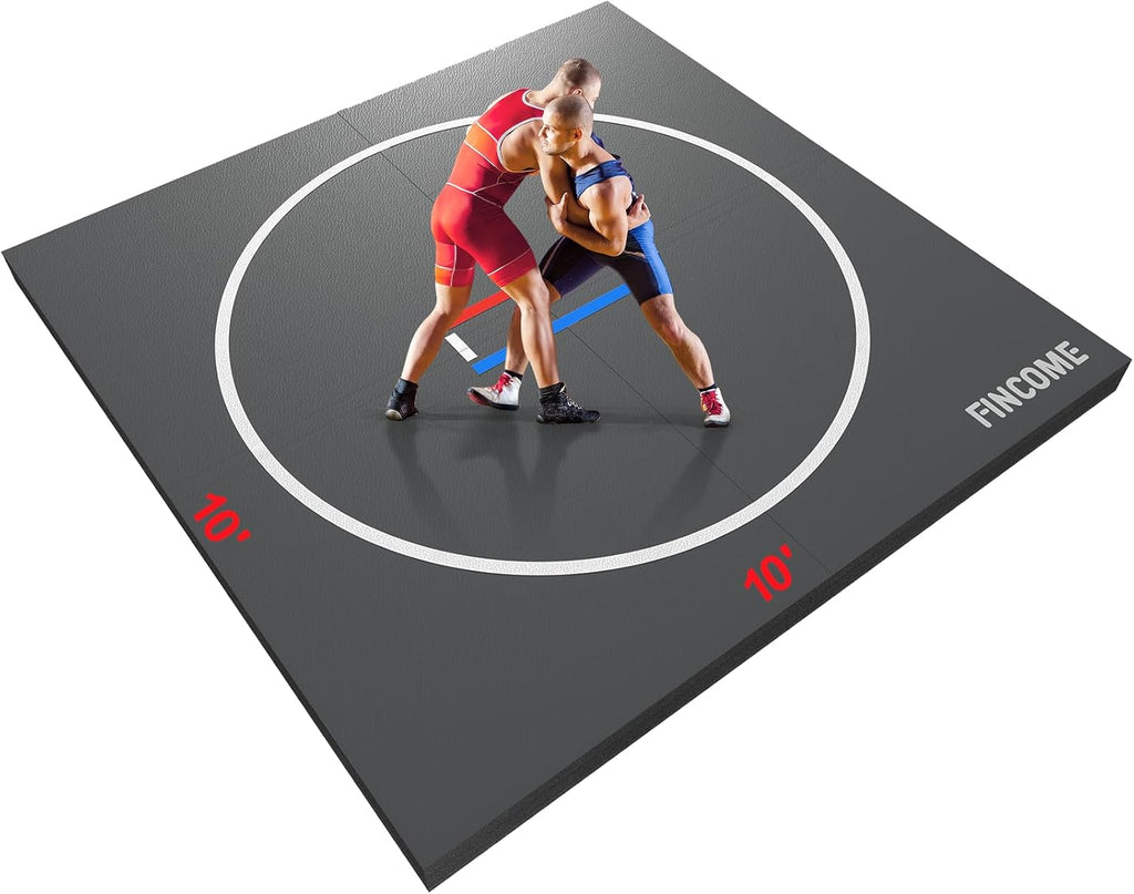 Wrestling Mat 1.2”Thick Jiu Jitsu Mat XPE Foam for BJJ MMA Training | 3-Layer Protective System, Durable Surface