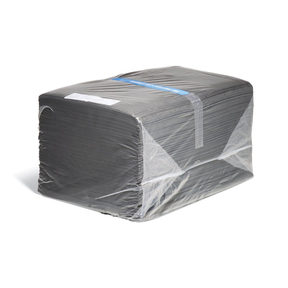 PIG Mat Pads | Lightweight Absorbent Mats | 14-Ounce Absorbency | Absorbs Oil, Water & More | 15" x 20" | 200 PIG Mats | MAT204