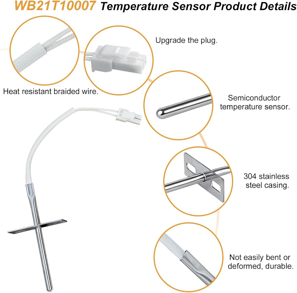 Temperature Sensor WB21T10007 Compatible With GE Stove Oven Range