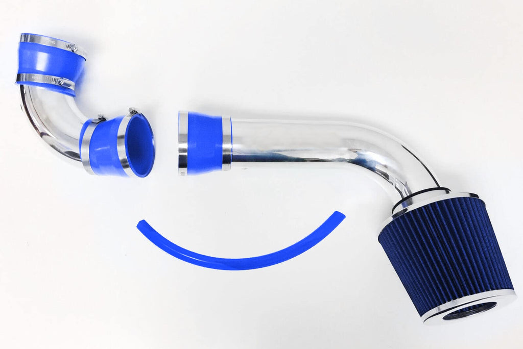 EMUNA Performance Air Intake System Kit, Blue, 2PCS Pipe