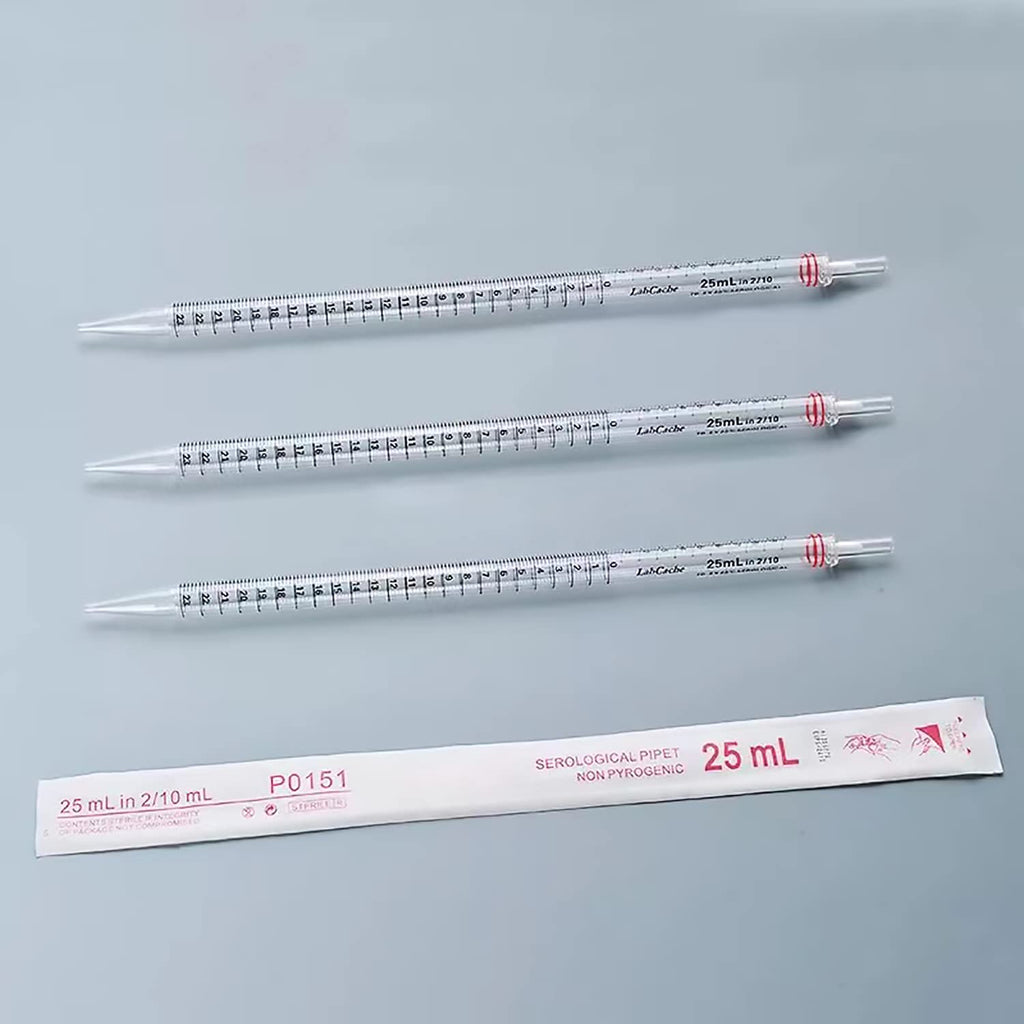 Serological Pipette - 25ml/Red,Individually Wrapped(Case of 50)