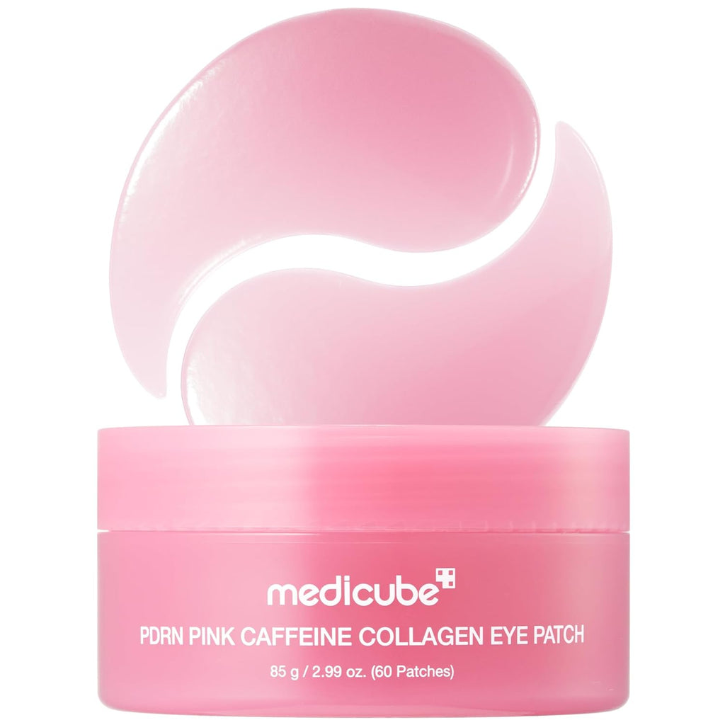 Eye Patch PDRN Caffeine Collagen | Gel Eye Patches for the appearance of Dark Circles, Undereye Bags | Firming