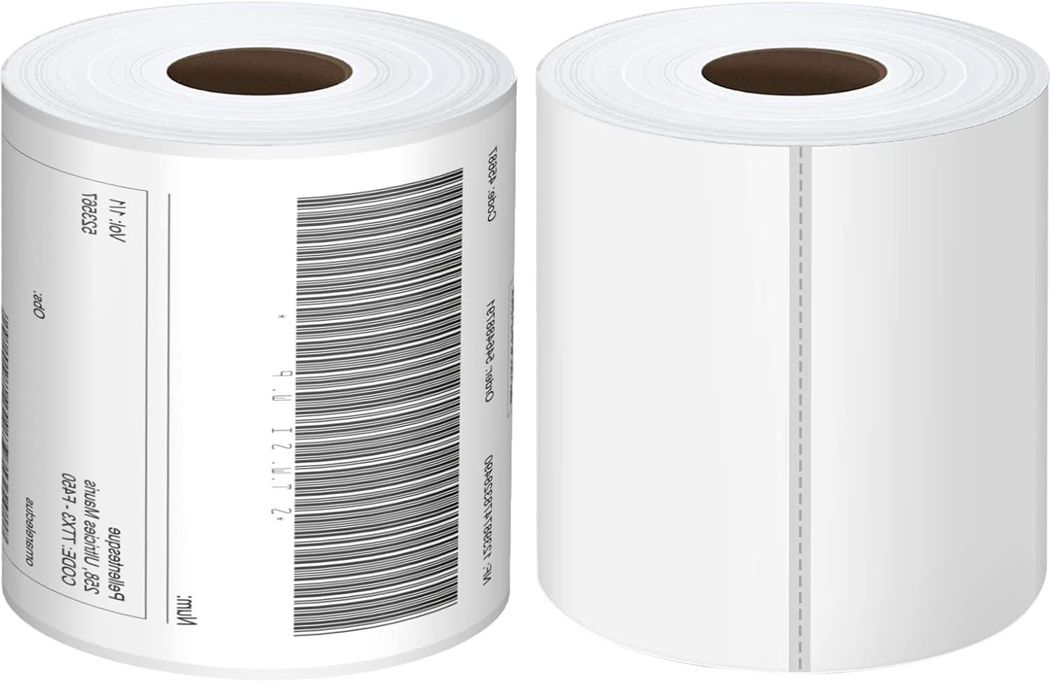 Thermal Labels 4x6 Roll - 500 Direct Thermal Perforated Postage Shipping Labels for Rollo, Zebra, MUNBYN and Polono