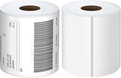 Thermal Labels 4x6 Roll - 500 Direct Thermal Perforated Postage Shipping Labels for Rollo, Zebra, MUNBYN and Polono