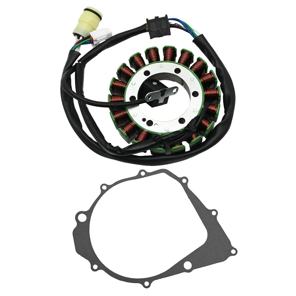 Stator Magneto Coil Replacement for Yamaha ATV Warrior 350 YFM350 2002-2004 Raptor 350 YFM350 2004-2011 Wolverine 350 YFM350 2002-2005 Big Bear 400 YFM400 2000-2011 5NF-81410-00-00