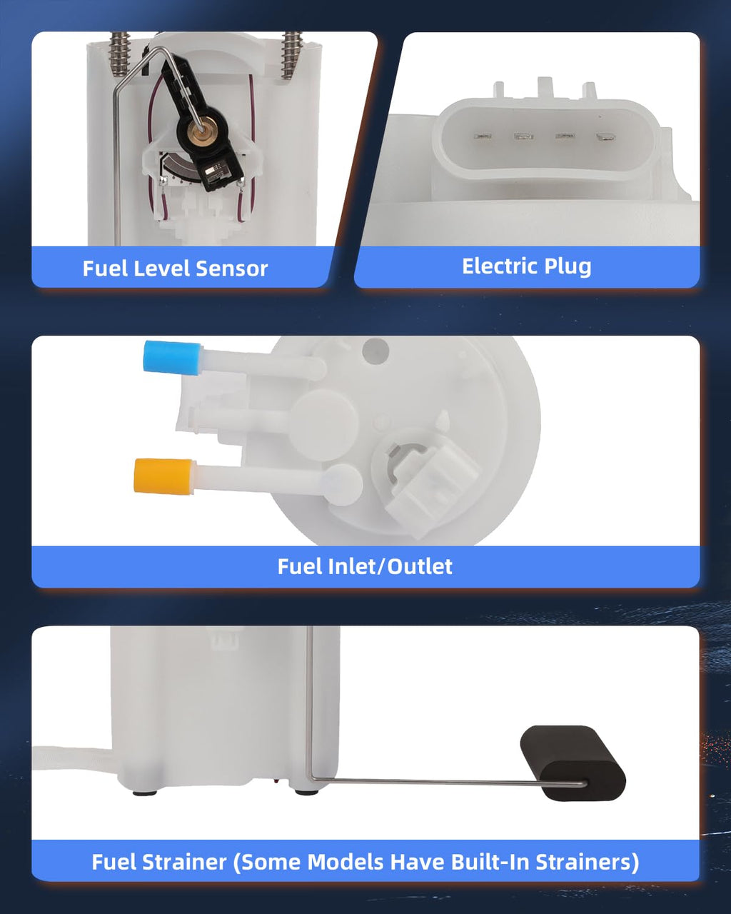 ECCPP Electric Fuel Pump Assembly E3509M