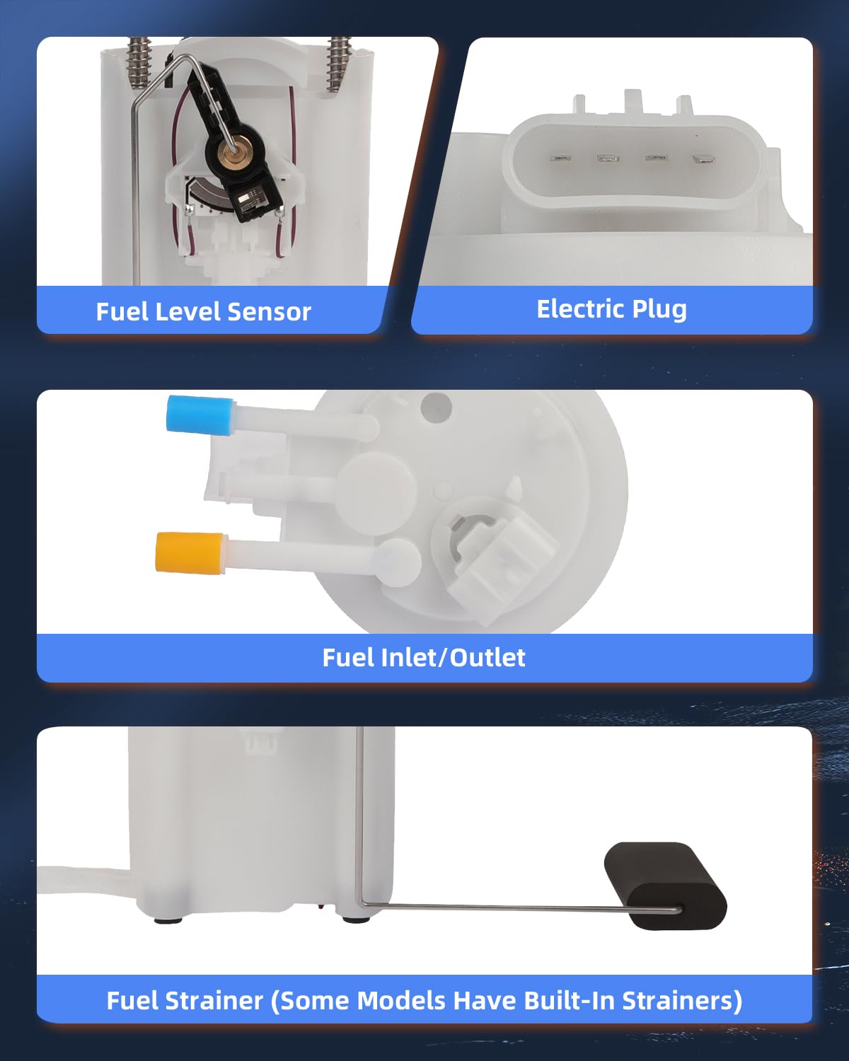 ECCPP Electric Fuel Pump Assembly E3509M