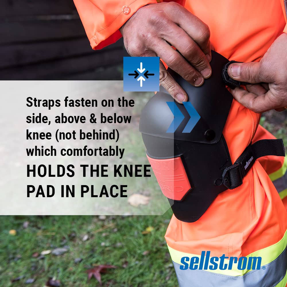 Ultra Flex Hybrid KneePro Knee Pads with Built-In Gel Pads - for Construction, Gardening, Roofing, Work, Flooring