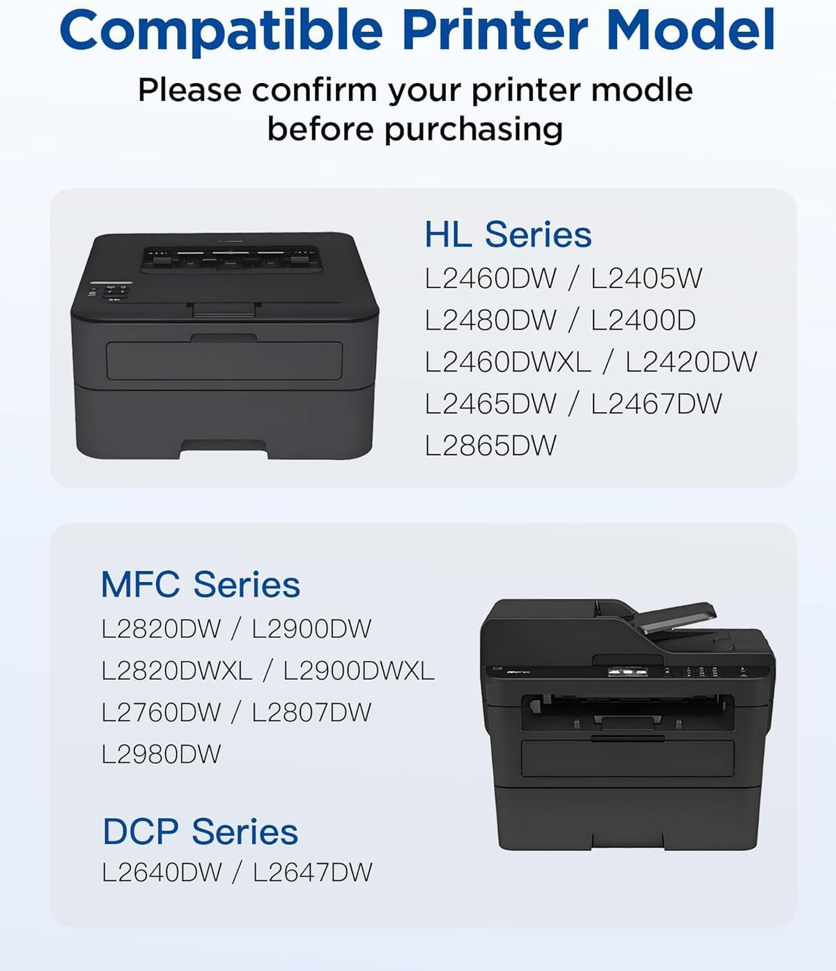 TN830XL Toner Cartridge Replacement for Brother TN830XL TN830 4 Pack