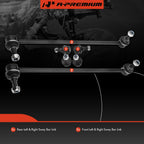 A-Premium Front & Rear Sway Bar Link Stabilizer Bar End Link Kit