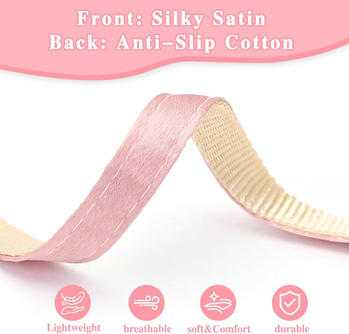 Pink Bow Cat Harness and Leash Set, Escape Proof, S