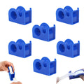 Mini Tape Cutter Portable Tape Dispenser, Blue, 6 PCS