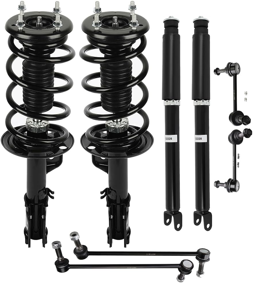 SCITOO Strut Suspension 8pcs For ford Explorer 2013-2018 2.0L 2.3L 3.5L FWD