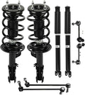 SCITOO Strut Suspension 8pcs For ford Explorer 2013-2018 2.0L 2.3L 3.5L FWD