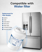 Mutital Water Filter Cartridges, Replacement for GE MWF, 3‑Pack