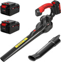 20V Cordless Leaf Blower, Lightweight Electric Blower | Includes 2 x 4.0Ah batteries and charger for leaves, patio
