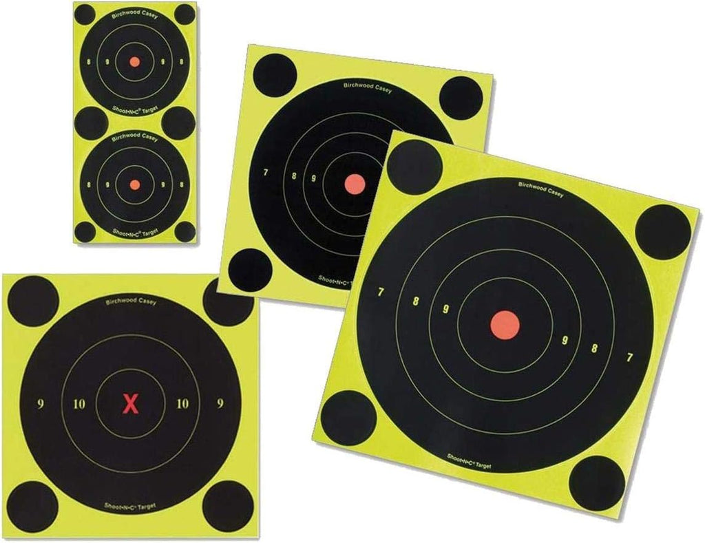 Shoot•N•C 17.25" Bullseye Paper Shooting Target