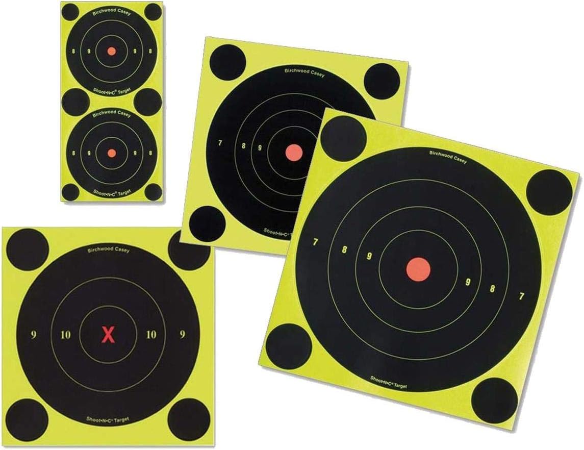 Shoot•N•C 17.25" Bullseye Paper Shooting Target