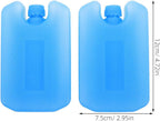 5pcs Reusable PE Cooler Ice Packs, 5 Lightweight Freezer Blocks