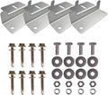 2 Sets Solar Mounting Brackets, Z Brackets for Solar Panels Suitable for RVs, Trailers, Boats, Yachts, Wall and Other