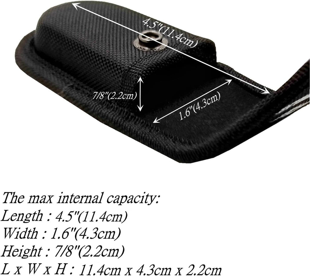Multitool Belt Sheath for Leatherman, Gerber - Nylon Knife Pouch for Folding Knife - Snap Closure Knife Holder with