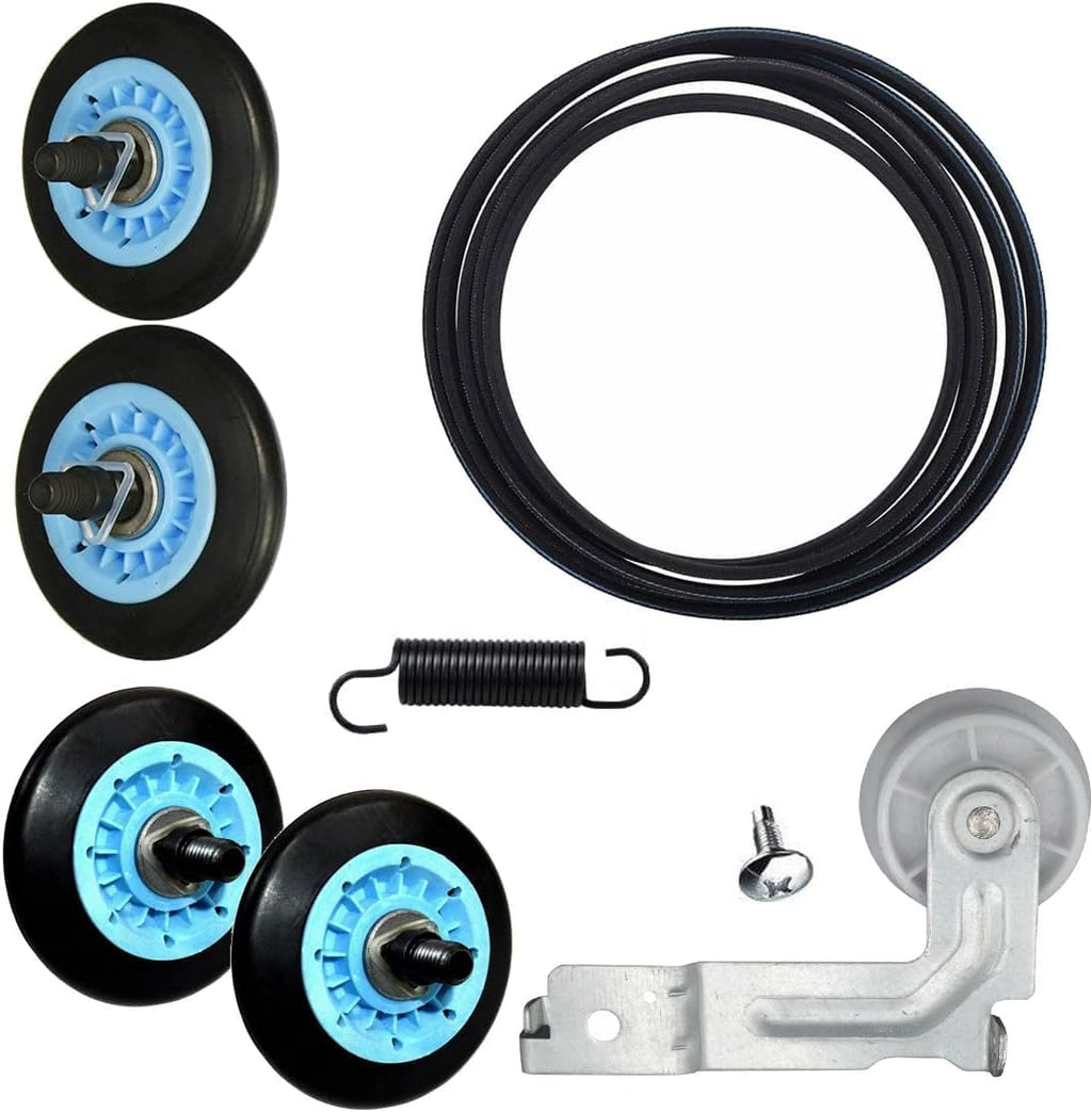 Roller Replacementr Fit For Samsung Model DV45-DV48DV48H7400EP/A2 DV448AEP/XAA DV448AEW/XAA DV448AGE/XAA DV448AGP/XAA DV448AGW/XAA DV455EVGSGR/AA DV455EVGSWR/AA DV455GVGSGR/AA DV455GVGSWR/AA Dryer
