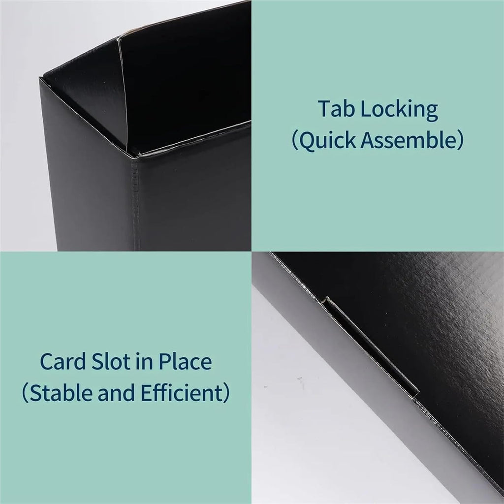 Black Shipping Boxes 20 Pack, Large Cardboard Mailer Boxes For Small Business Shipping Packaging(16x16x7cm)