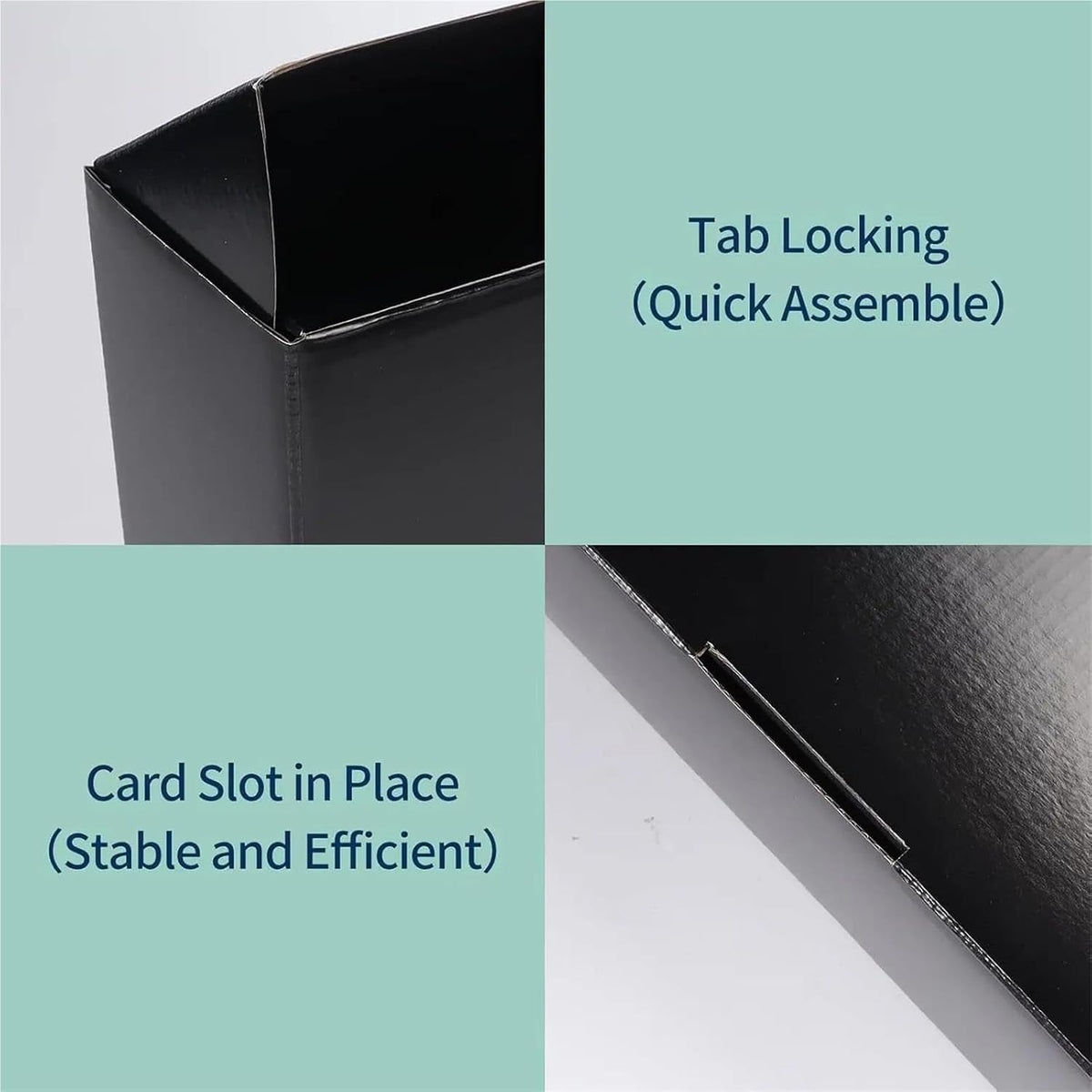 Black Shipping Boxes 20 Pack, Large Cardboard Mailer Boxes For Small Business Shipping Packaging(16x16x7cm)