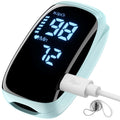 Finger Pulse Oximeter, Fingertip Blood Oxygen Saturation with Pulse Monitor Rechargeable, Accurate Spo2 Reading for
