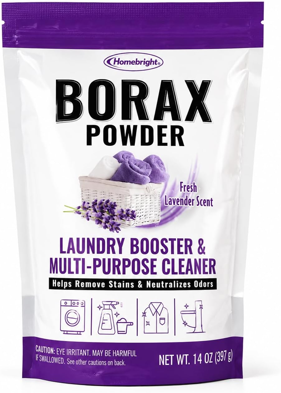 Borax Powder Laundry Booster & Multi-Purpose Cleaner, Lavender, 397 g