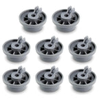 8 Pack 165314 Dishwasher Lower Rack Wheels Fit for Bosch Dishwashers